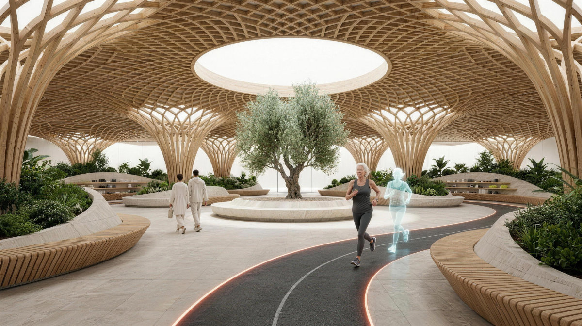 Intergenerational play infrastructure in a 2050 future